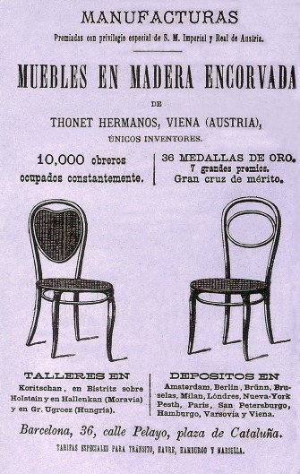 Anuncio Thonet Cornet