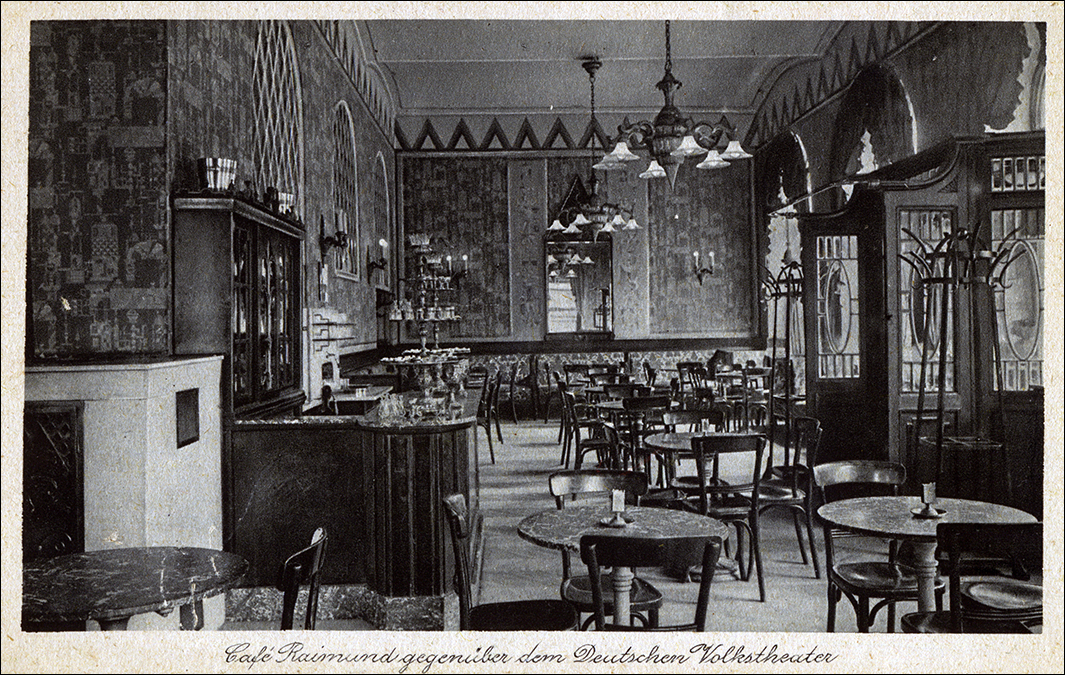 Cafe Raimund Museumstrase 6 1928 color automático
