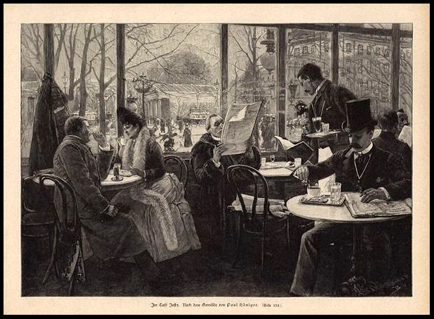 1 Paul Höniger Im Cafe Josty in Berlin, 0 1892