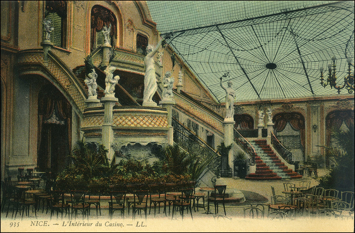 interior del casino de niza