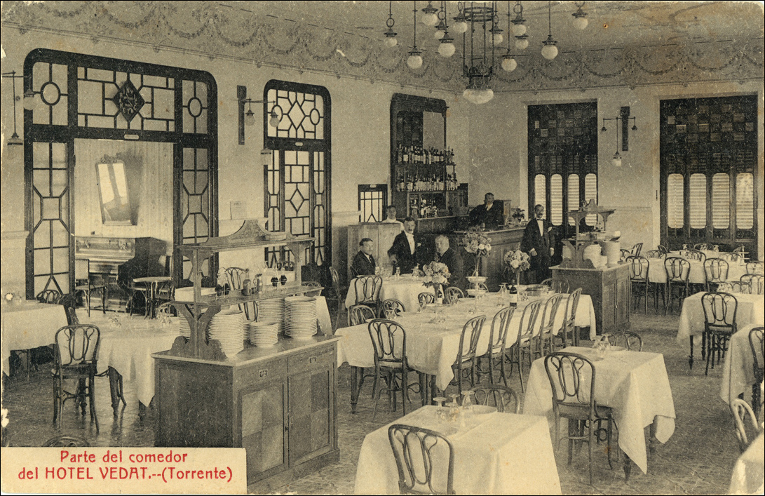 Comedor del Hotel Vedat Torrent