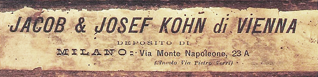 Kohn 1880 around (Giovanni &amp; Renzi)