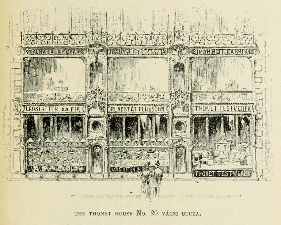 Tienda de Thonet en Budapest